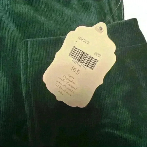 NWT Altar’d State Stretch Corduroy Green Skirt Size M - Picture 3 of 5